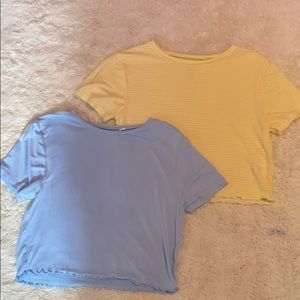 PacSun Cropped T shirt Bundle